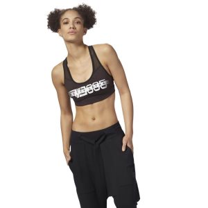 Reebok Hero Racer - Graphic Bh Damen - Schwarz - DE 095-ZRF